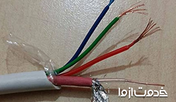 معرفی انواع رنگ سیم های دوربین مدار بسته